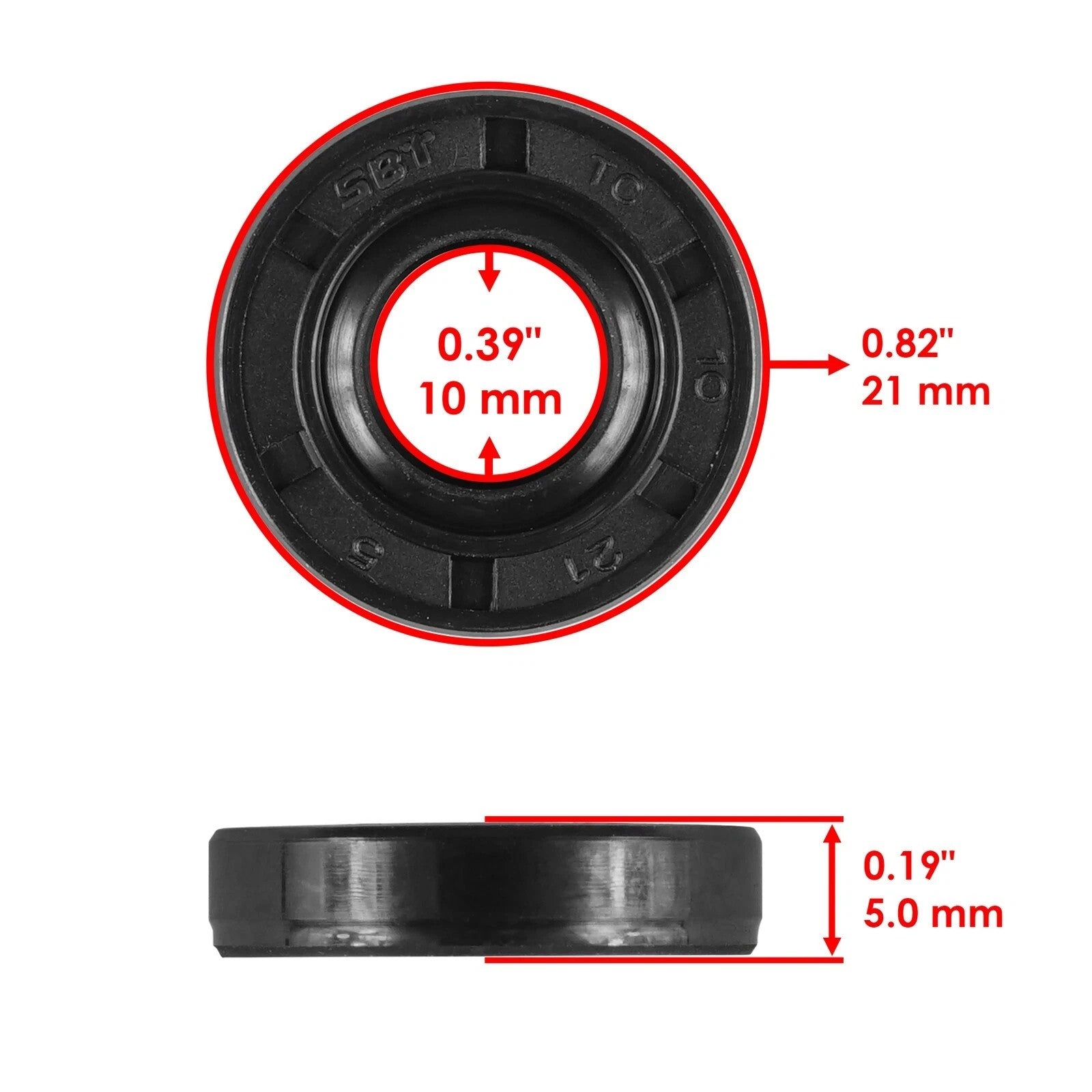 Caltric Water Pump Mechanical Seal Kit for Suzuki GSXR600 2001-2009