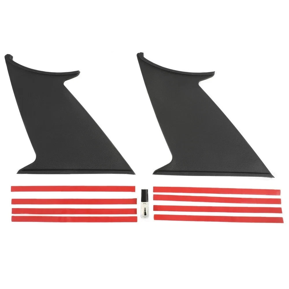 HECASA 2PCS Spoiler Wing Stabilizer Fit For Subaru WRX STi Sedan 2015-2021