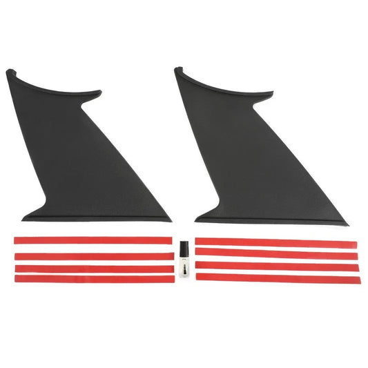 HECASA 2PCS Spoiler Wing Stabilizer Fit For Subaru WRX STi Sedan 2015-2021