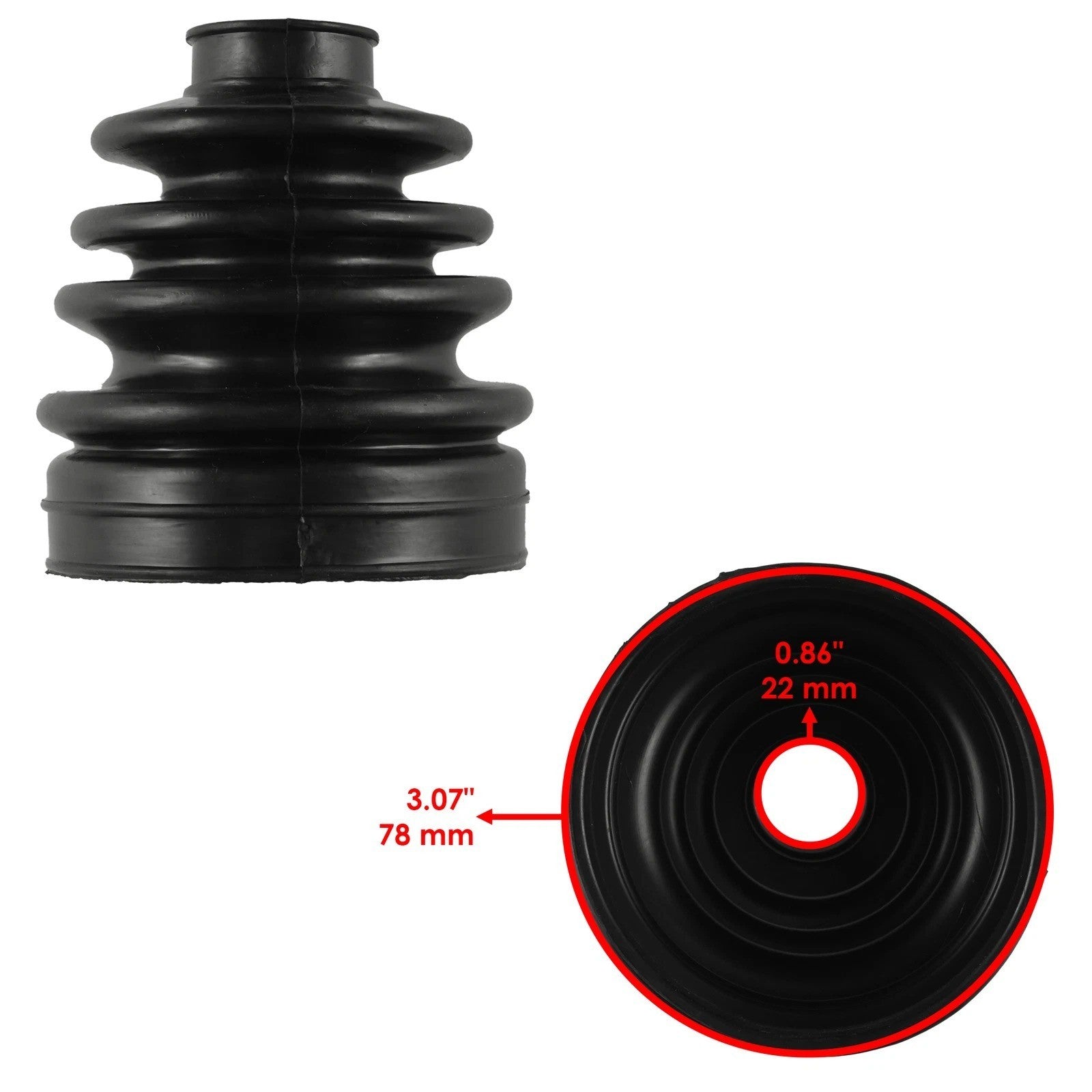Rear Axle Outer CV Boot Kit for Polaris Ranger 570 EFI 2014 2015 2016 2017