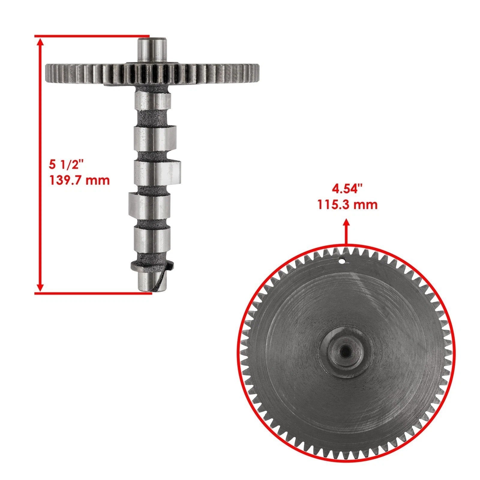 Camshaft METAL w/ Spur Gear for Kawasaki FD590V FD611V 4-Stroke Engines