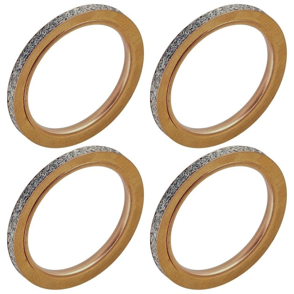 4 Exhaust Muffler Pipe Gaskets for Suzuki GSX-R750R 1986 / GSX-R750 1988-1992