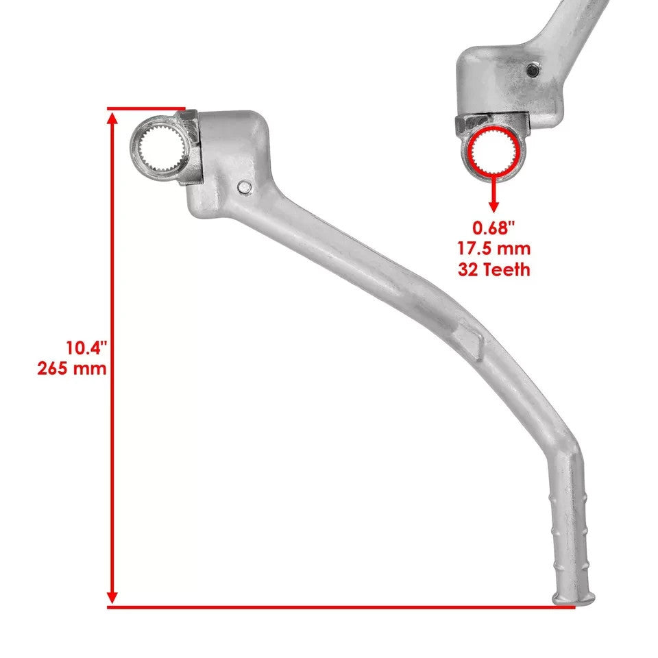 Caltric Kick Start Pedal Lever For Yamaha YZ250F 2010-2013 17D-15620-50-00