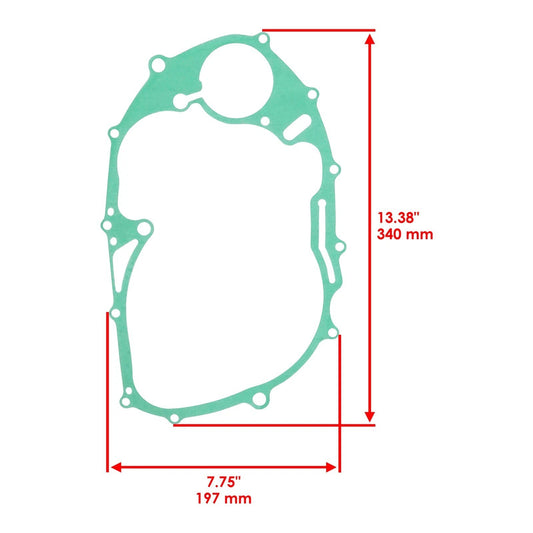Clutch Cover Gasket for Yamaha XVS650 V-Star 650 Classic 1998-2010