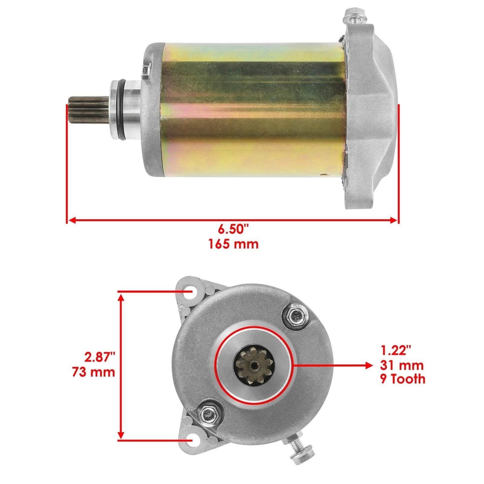 Starter for Suzuki Motorcycle GZ250 Gz 250 New 1999 2000 2001 2002 2003-2010