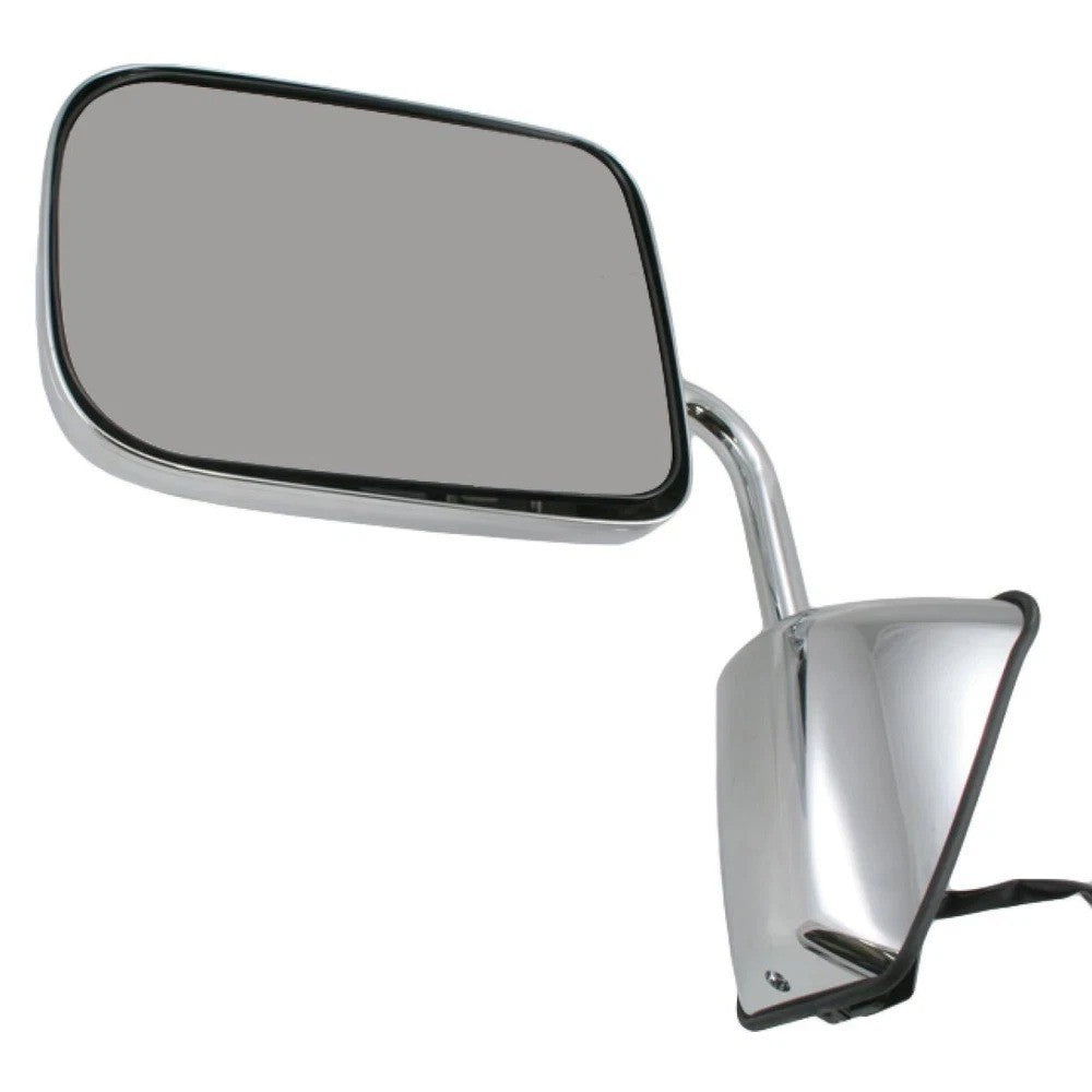 Side View Mirrors Chrome Folding Power Pair Set for 88-93 Dodge Pickup Truck