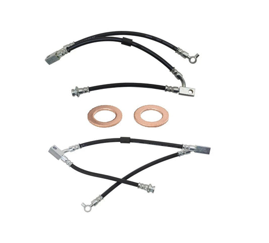 Brake Hose Set Fits 2003-2007 INFINITI G35 2003-2009 Nissan 350Z