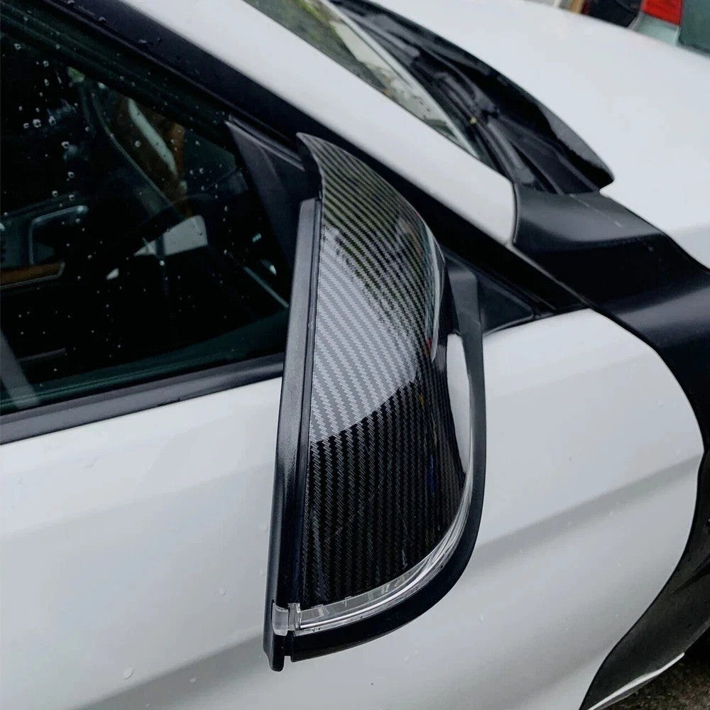 Carbon Fiber Style Side Mirror Cover Caps for BMW 3 Series M3 F20 F30 F31 320i