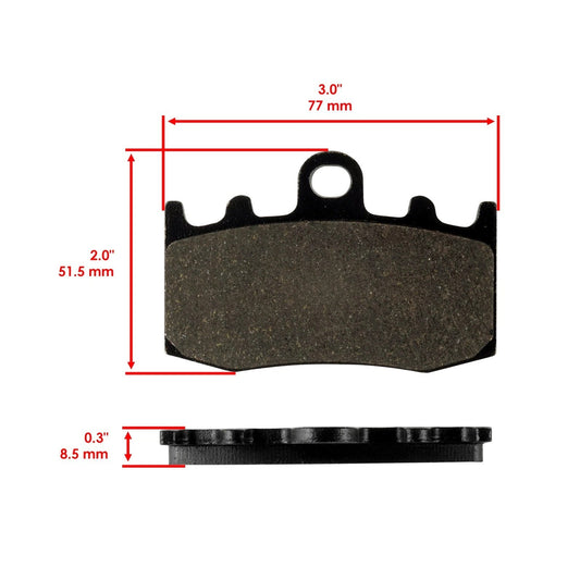 Front Rear Brake Pads for BMW R1200Rt 2006-2013 / R1200S R1200St 2005-2008