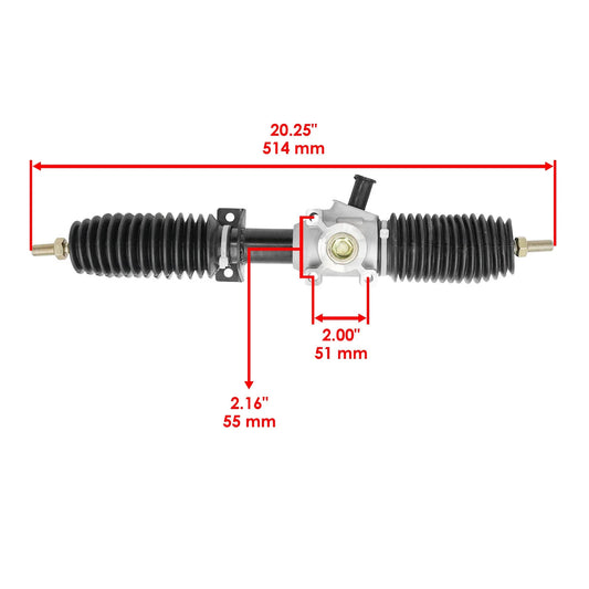 Steering Rack And Pinion W/Tie Rod Ends for Polaris RZR S 800 EFI 2009-2014