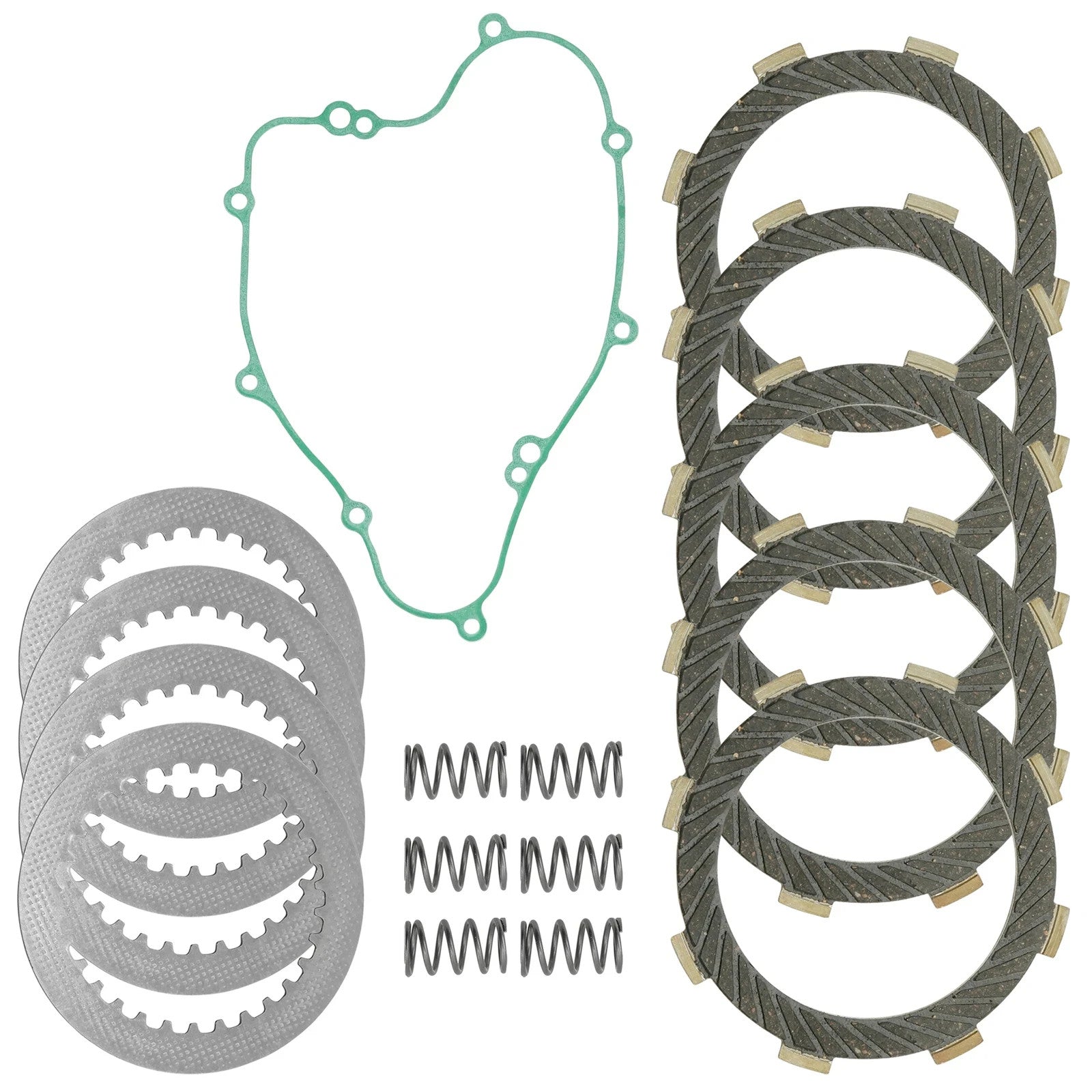 Clutch Friction Steel Plates & Springs Gasket Kit for Kawasaki KX65 2000 - 2024