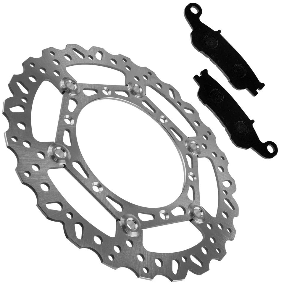 Front Brake Disc & Pads For Yamaha YZ125X 2021-25 YZ250FX YZ250X YZ450F 2020-25