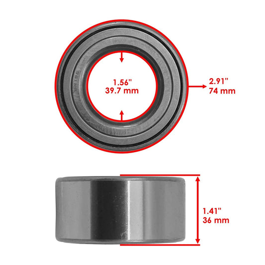 Caltric Wheel Knuckle Bearing For Honda Pioneer 500 SXS500M2 2015-2023