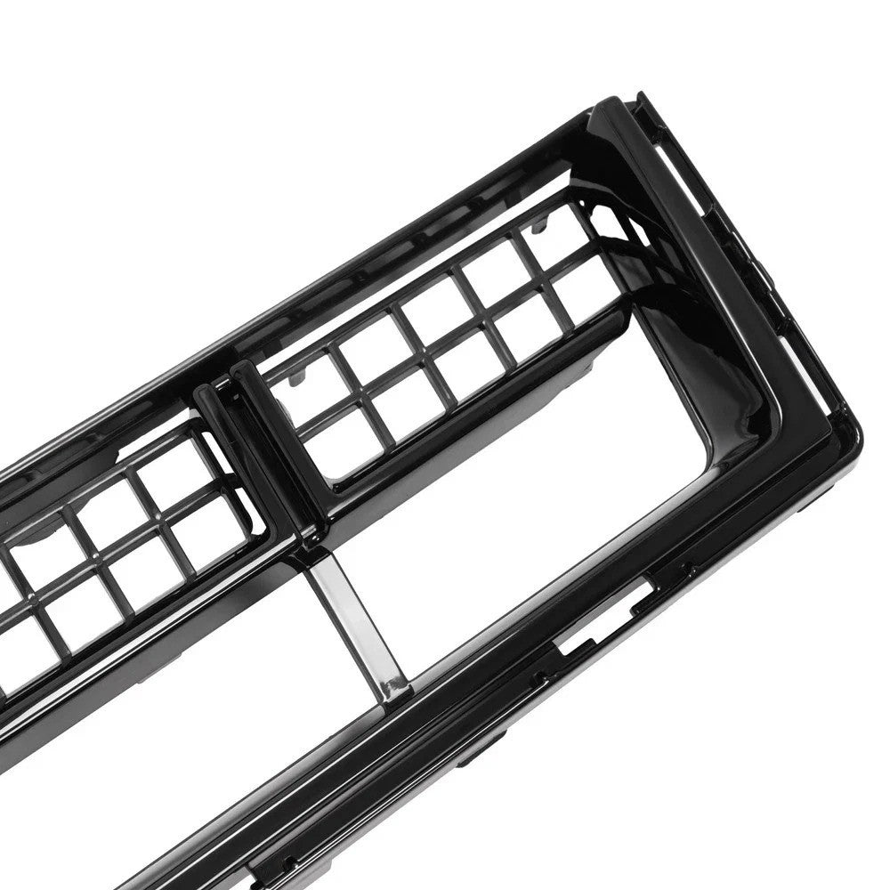 HECASA For 2013-2016 Cadillac SRX 3PCS Black Front Bumper Upper Lower Grille