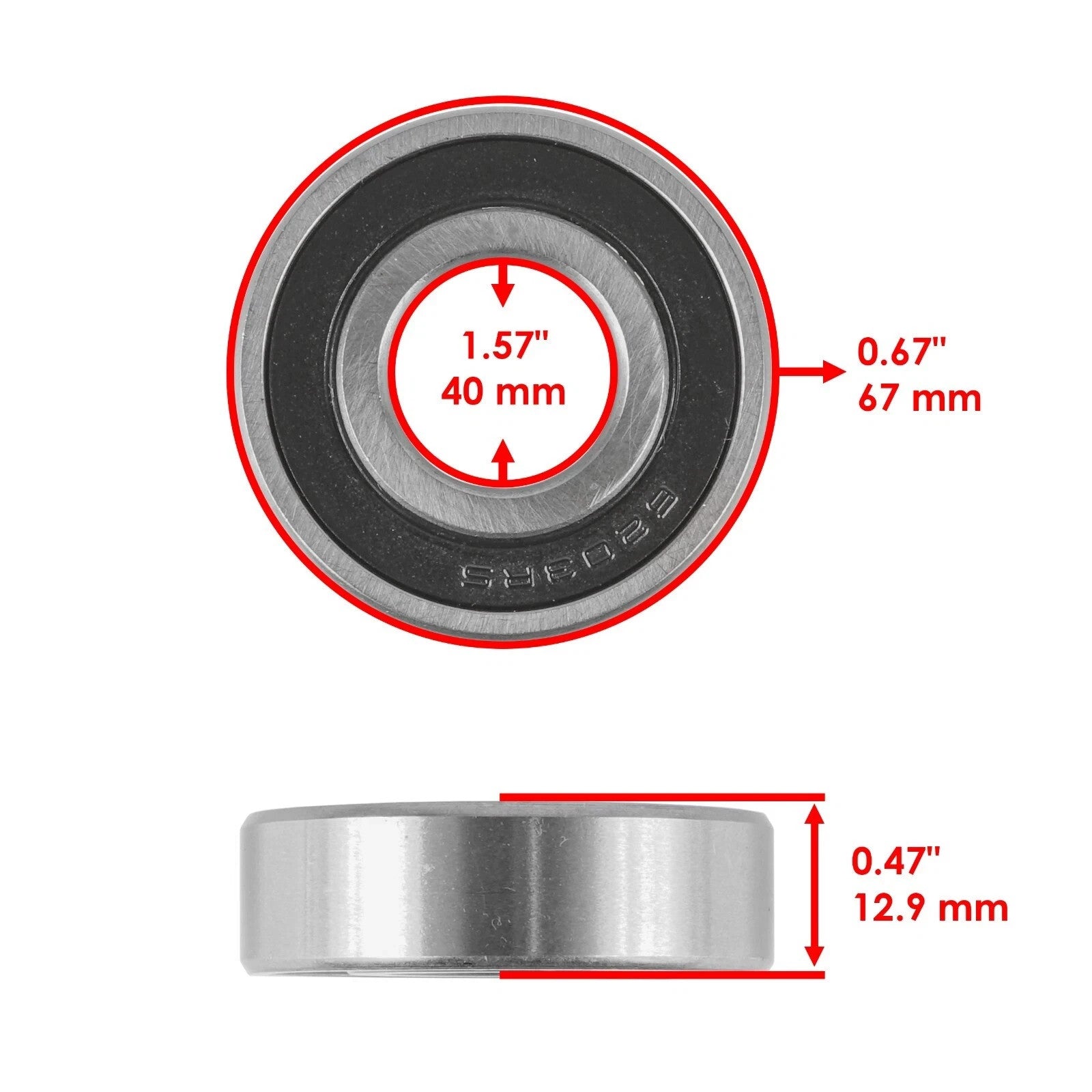 Rear Wheel Ball Bearings Seals Kit for Yamaha XVS1100 V-Star 1100 Classic