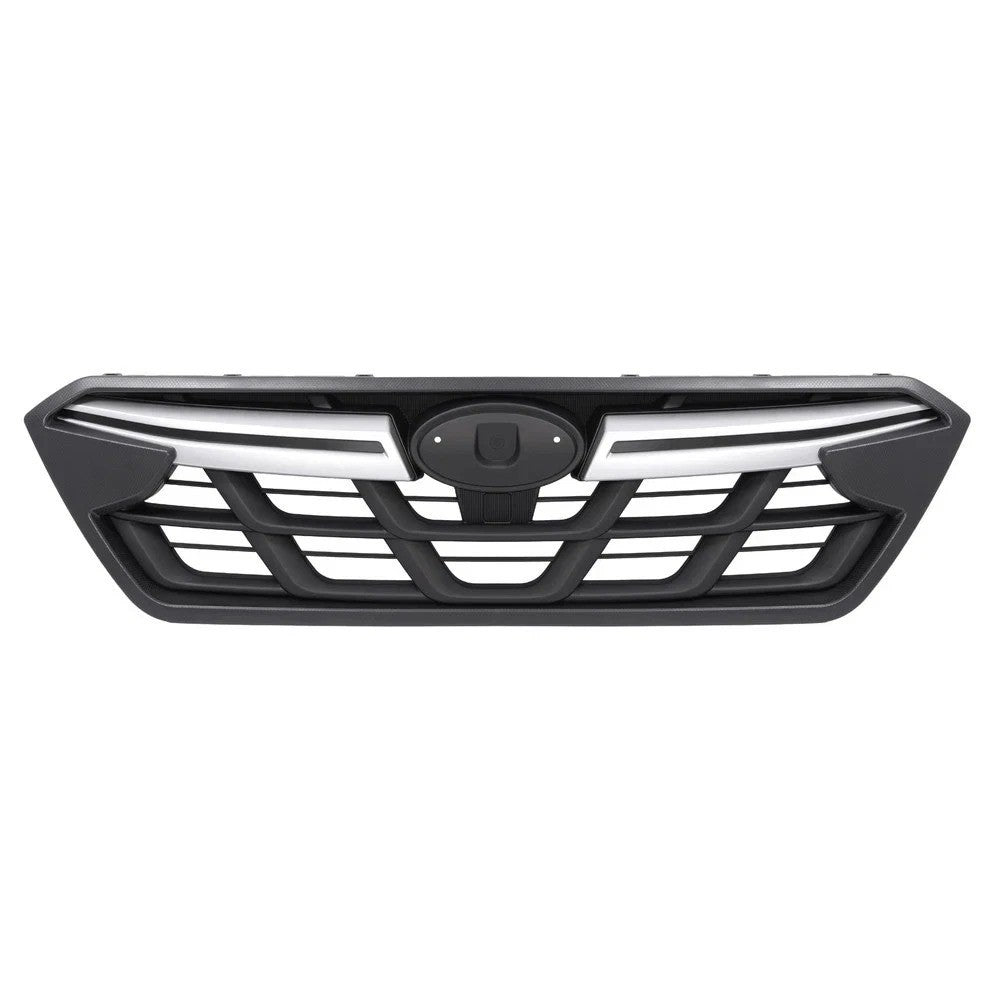For Subaru Crosstrek 2021-2023 22 Black Front Bumper Grille Grill Chrome Trim
