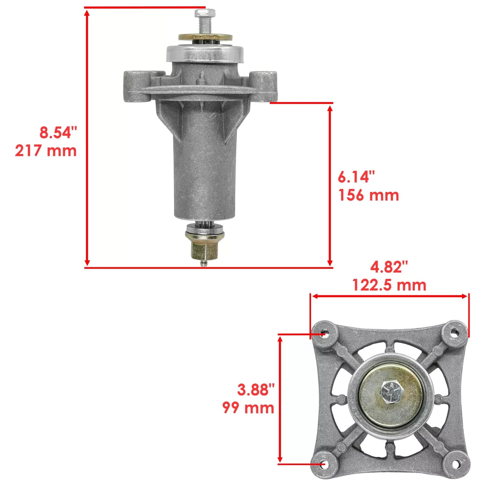3 Spindle Assembly For Husqvarna YTH24K48 YTH2348 Spindle Assembly