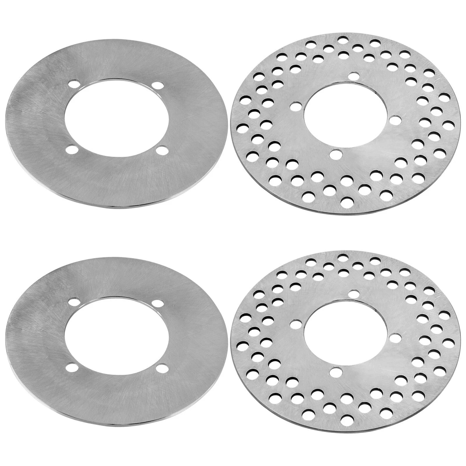 Front And Rear Brake Disc Rotor for Yamaha Rhino 700 YXR700 4X4 2008 2009-2013
