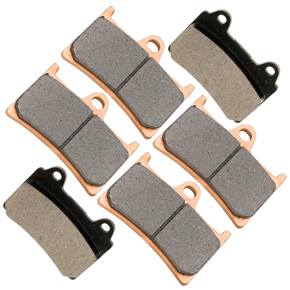 Front & Rear Brake Pads for Yamaha XV1700ATM Road Star Midnight Silverado 04-07