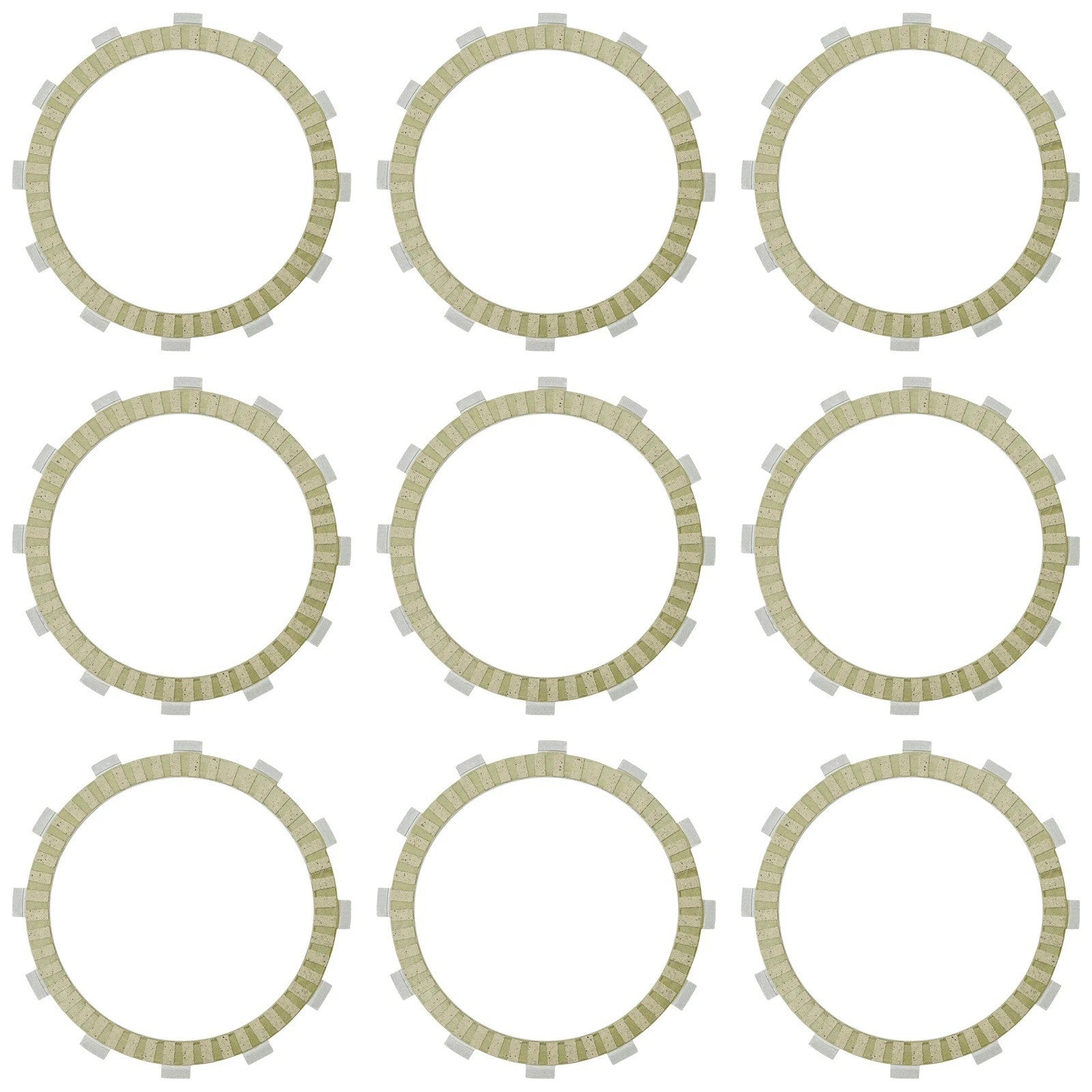 Clutch Friction Plates kit for Kawasaki Vulcan 1500 VN1500 1996 - 2008 / Qty 9