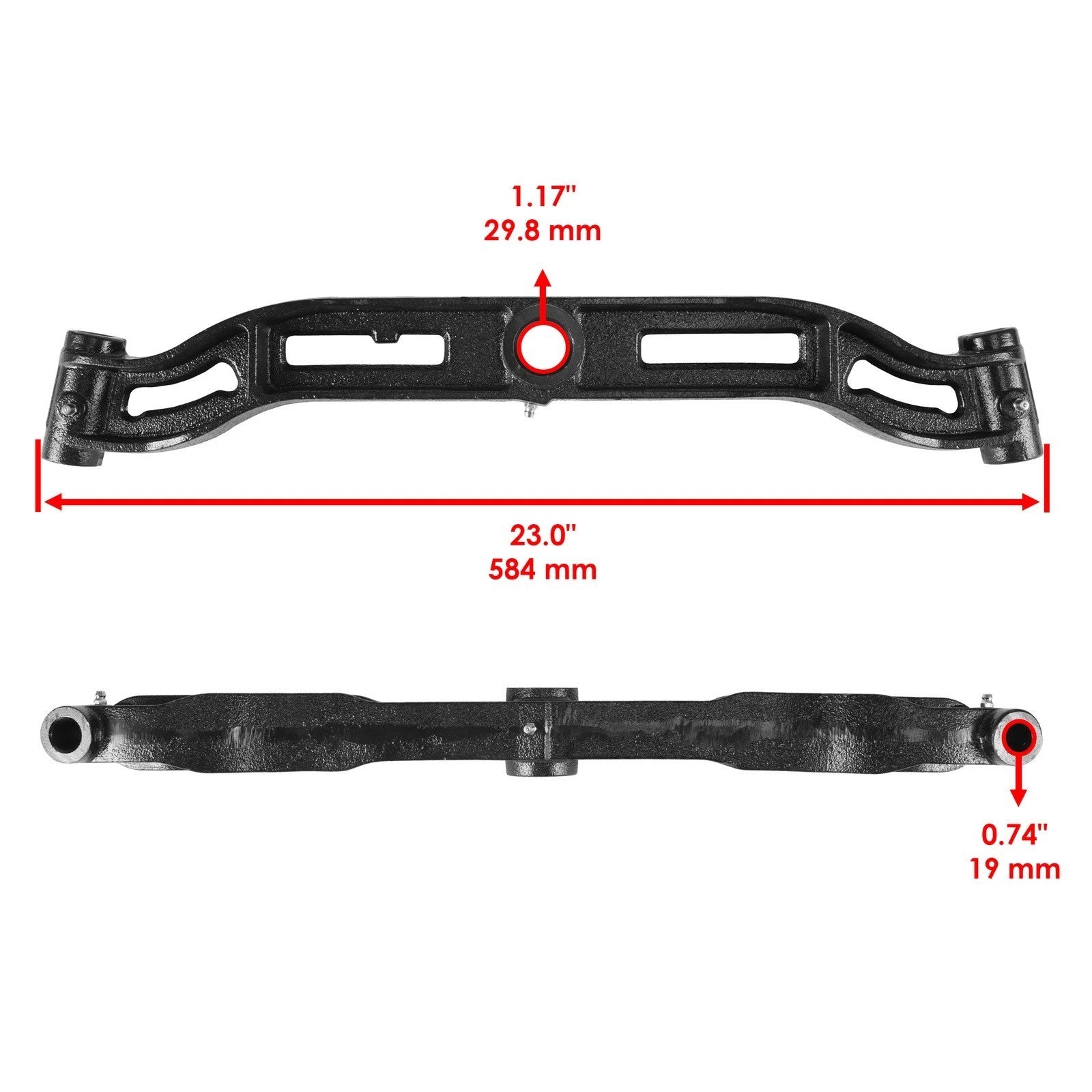 Front Axle Pivot Bar fits John Deere GY21387 GY20778BLE GY21387BLE