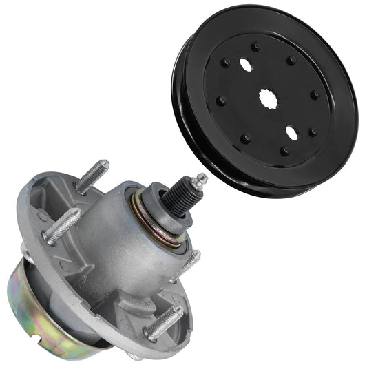 Blade Spindle Assy w/Pulley for John Deere X465 X475 X485 X495 X500 X575 54"62"