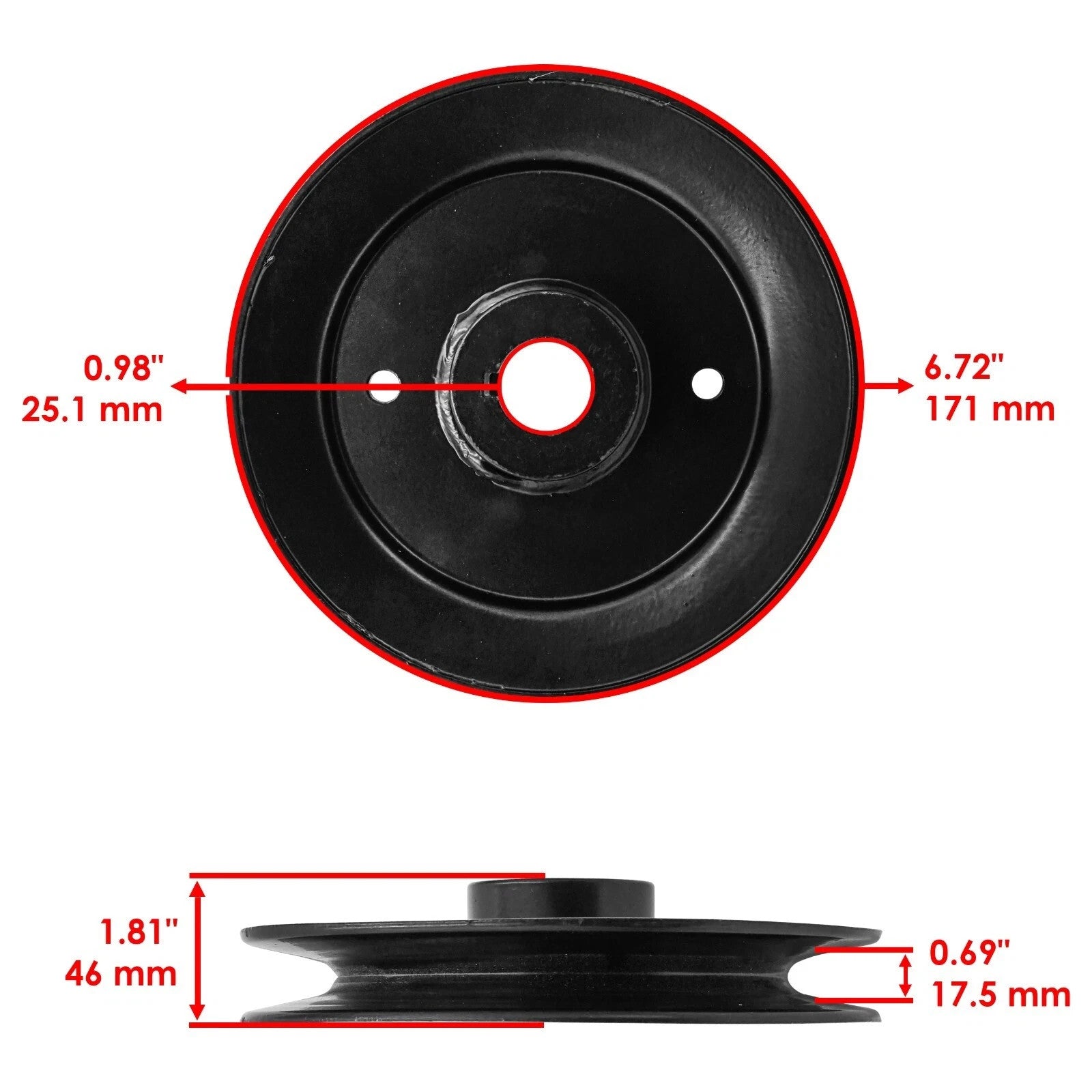Spindle Pulley for Husqvarna BZ6127 BZ6134 ZTH6123 ZTH6126 6127 539104420 61"