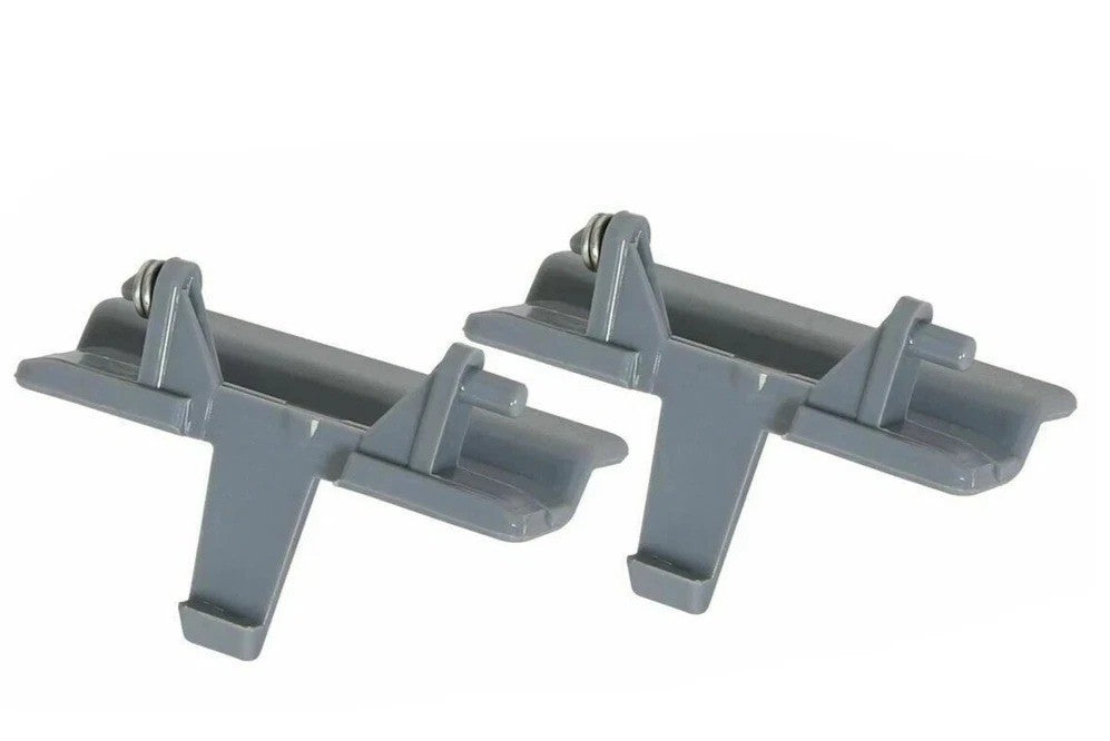 2 PACK Gray Center Console Jump Seat Lid Latch For Ford F-150 F150 2010-2018