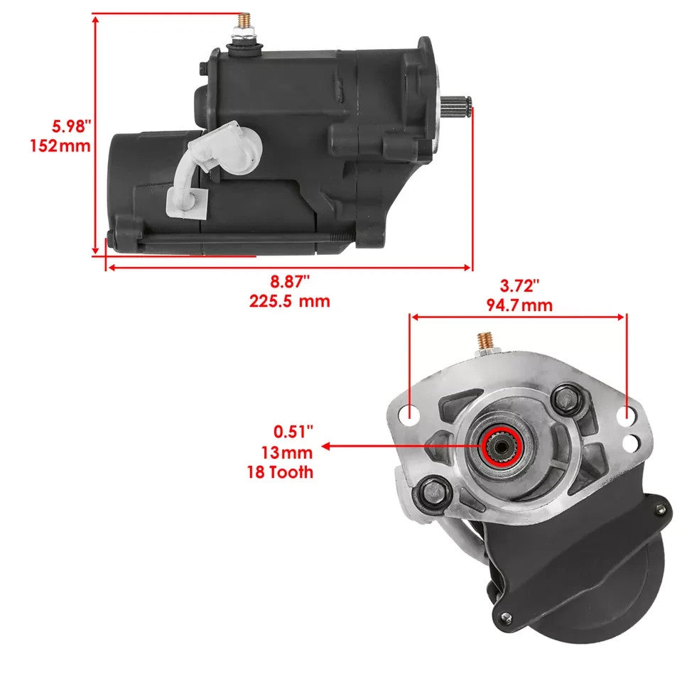 Starter For Harley Davidson Fat Boy FLSTF 90-06 FLSTFI 01-2006 Shrine FLSTFI 05