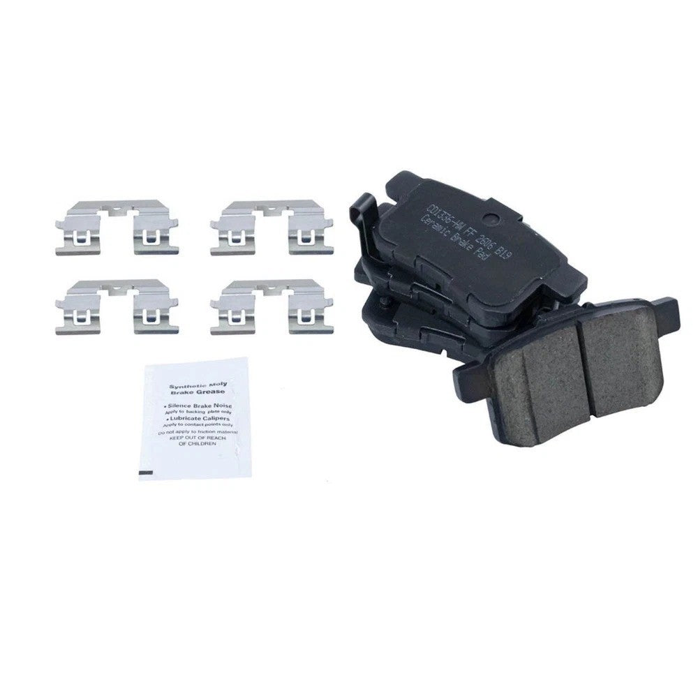 Front & Rear Premium Posi Ceramic Disc Brake Pad & Rotor Kit for TSX Accord