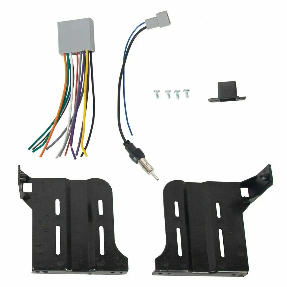 Double Din Radio Install Dash Kit Wiring Harness Fits 2006-2011 Honda Civic