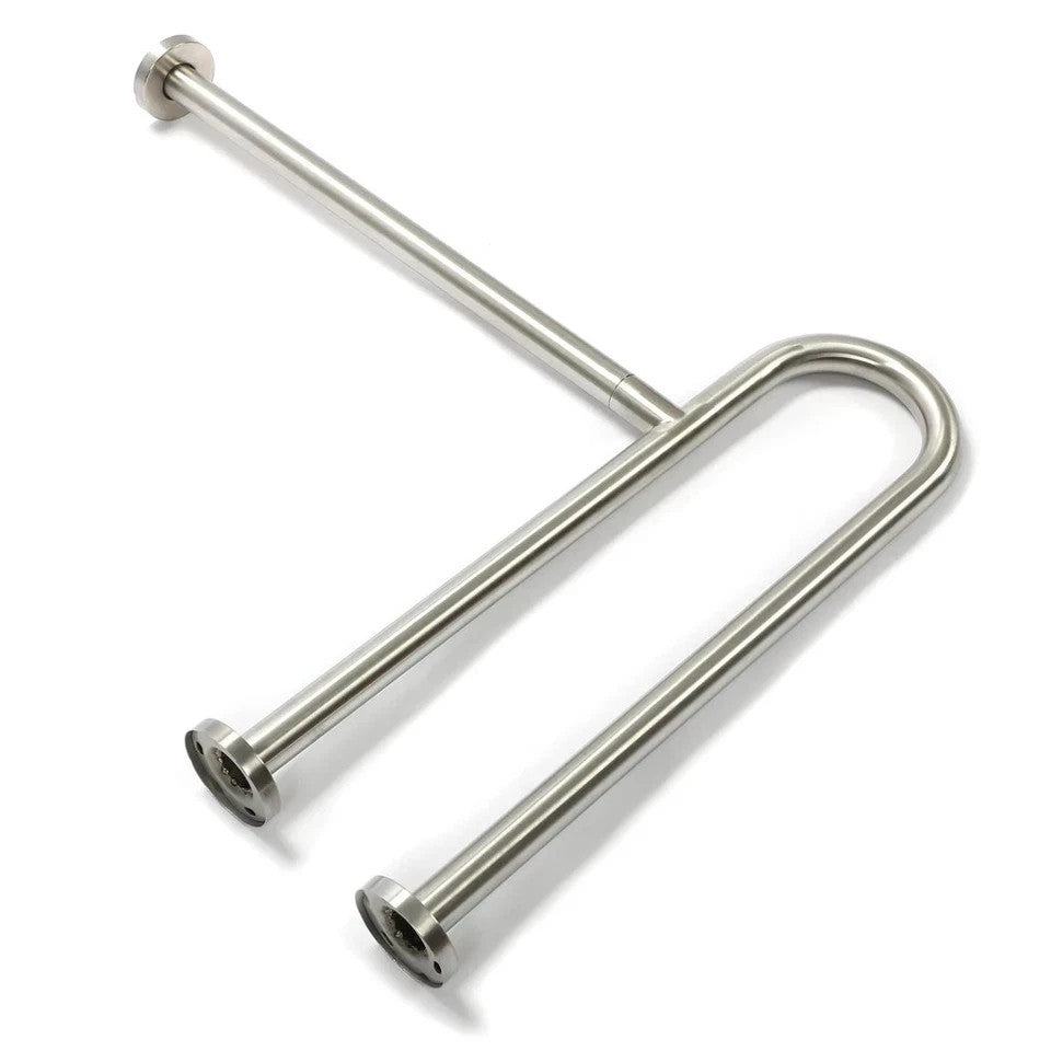 HECASA Stainless Steel Handicap Grab Bars Rails Toilet Handrails 24'' X 30''