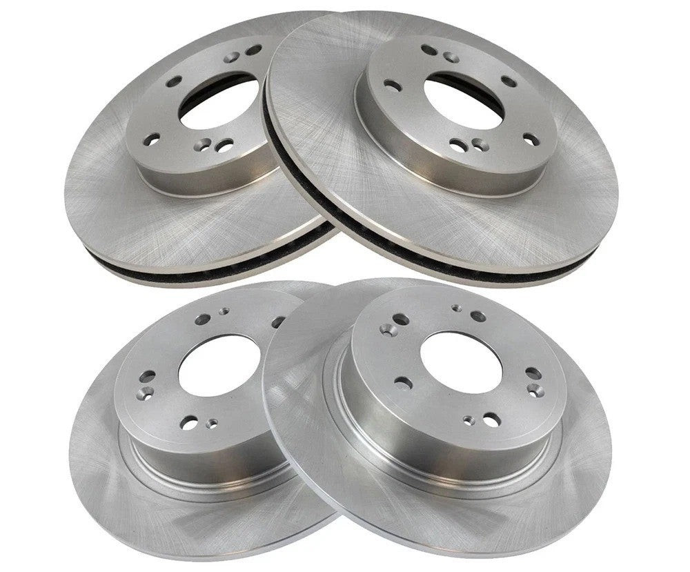 Front & Rear Brake Rotors Set For 2009-2014 Acura TSX 2008-2012 Honda Accord