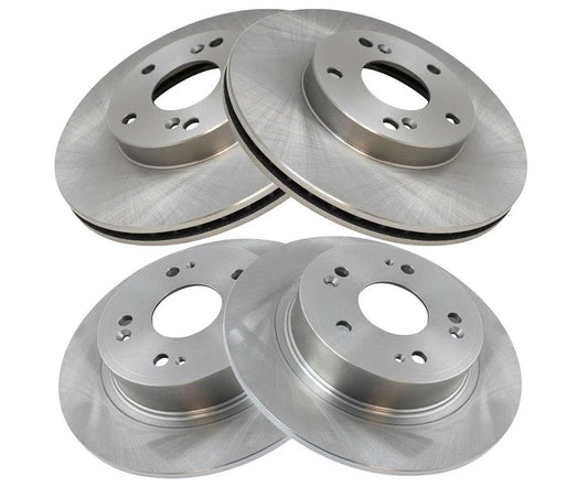 Front & Rear Brake Rotors Set For 2009-2014 Acura TSX 2008-2012 Honda Accord