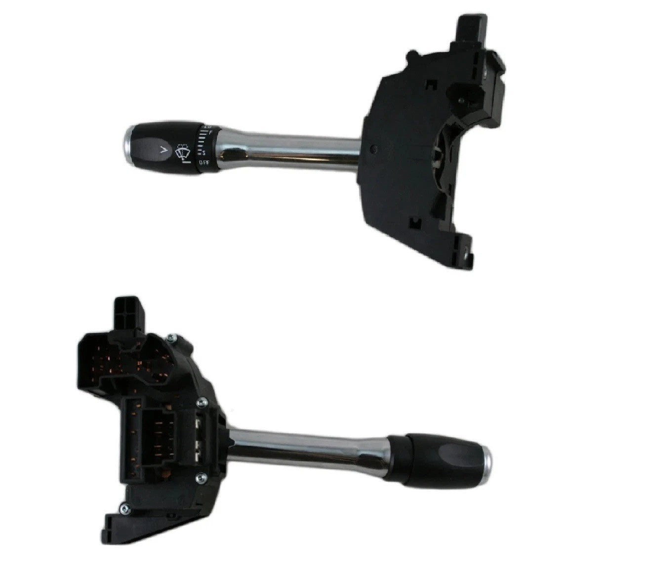 Chrome Turn Signal Windshield Wiper High/Low Beam Lever Switch for Ford Lincoln