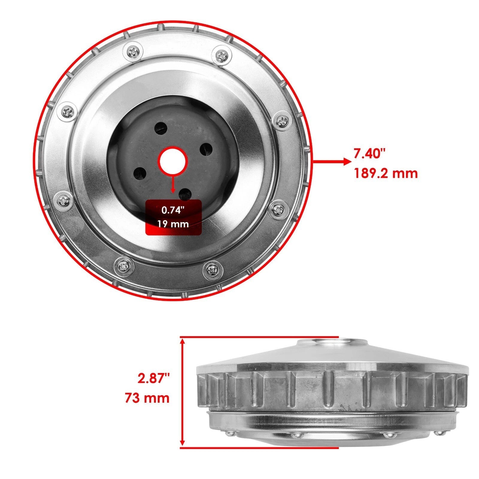 Complete Primary Sliding Fixed Sheave for Yamaha Rhino 660 YXR660 2004-2007