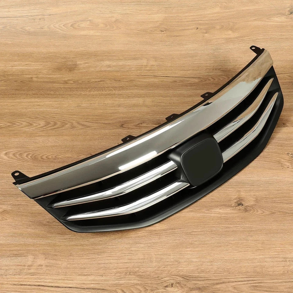 For Honda Accord 2011-2012 Radiator Bumper Grille Front Upper Chrome Grill