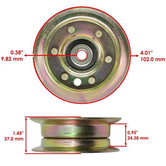 Idler Pulley w/Belt Guard For Husqvarna YTH 2042 YTH 2146 2242 2246 Ride Mower