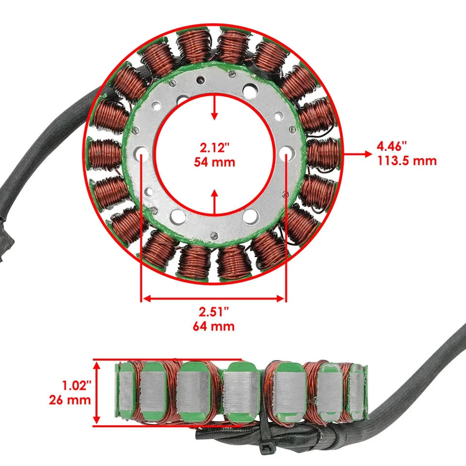 Stator & Gasket for Arctic Cat 500 CR TRV XT 4X4 2013 2014 2015 2016 Magneto