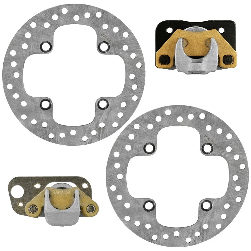 Rear Brake Caliper w/ Disc fits Yamaha Grizzly 700 YFM700F YFM700G 4X4 2012-2026
