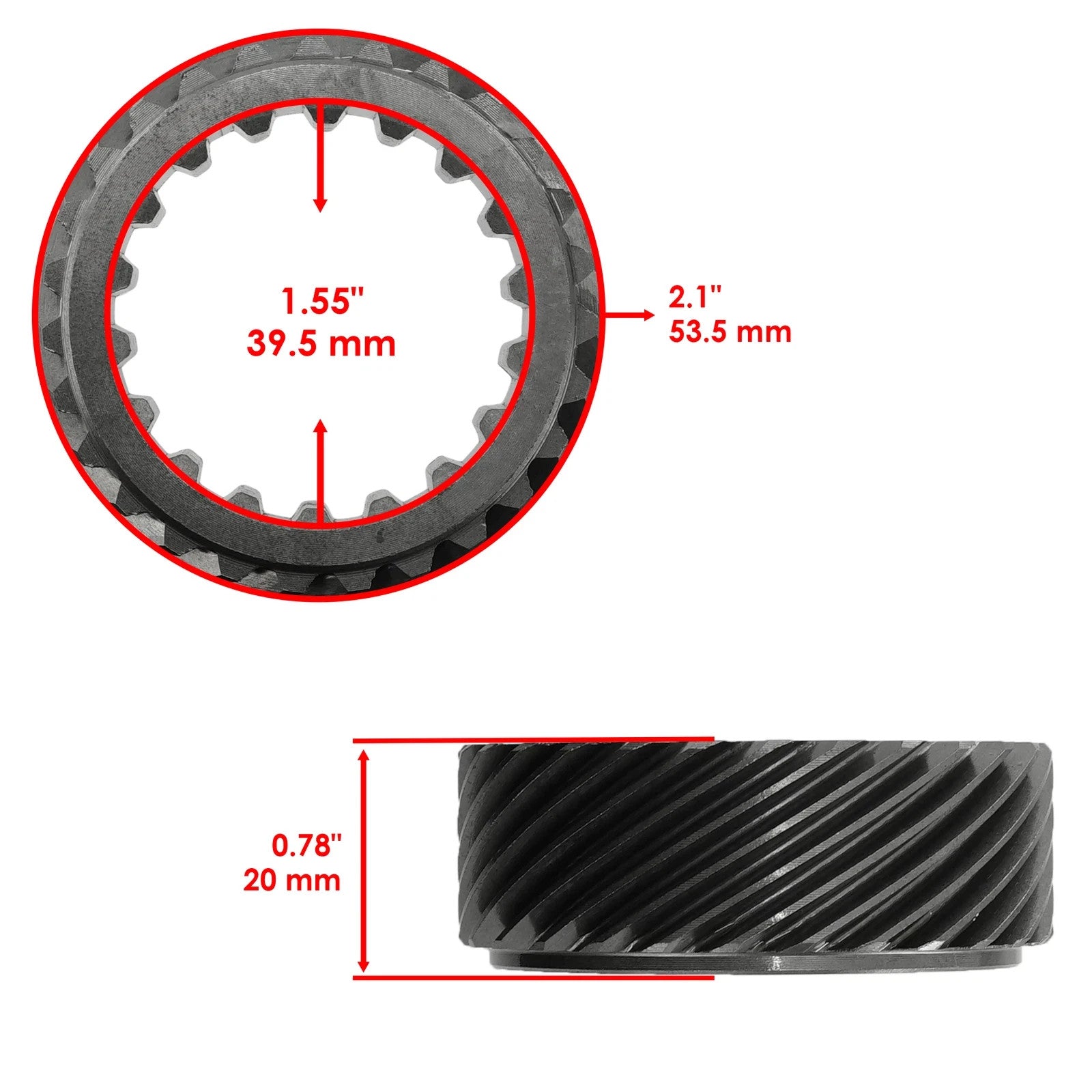 Complete Rear Differential Rebuild Kit for Kawasaki Bayou 300 KLF300C 4X4 89-05