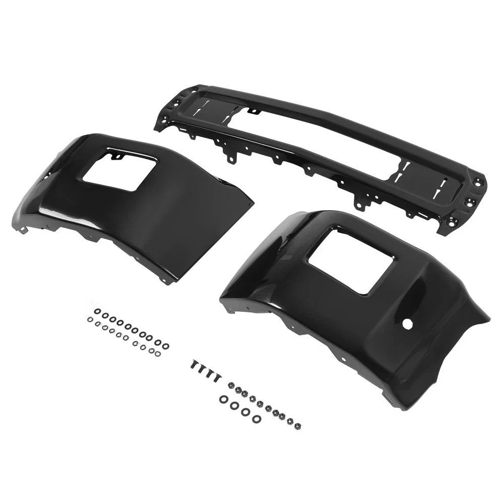 For Chevrolet Silverado 2500 HD 3500HD 2015-2019 Black Front Bumper Face Bar New