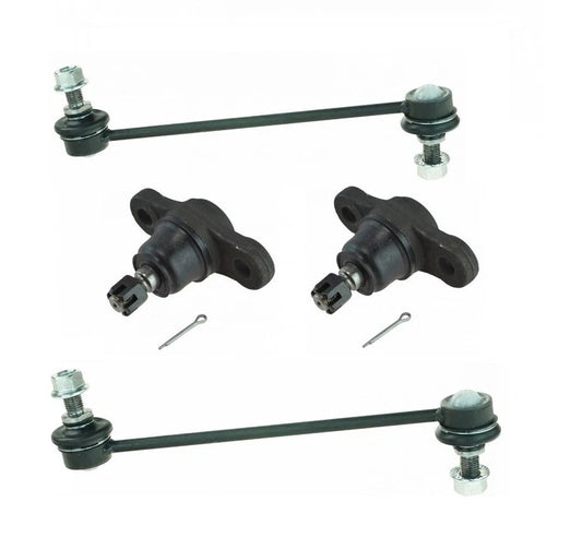 Front Suspension Ball Joint Sway Bar Stabilizer End Link Kit Set 4pc for Elantra