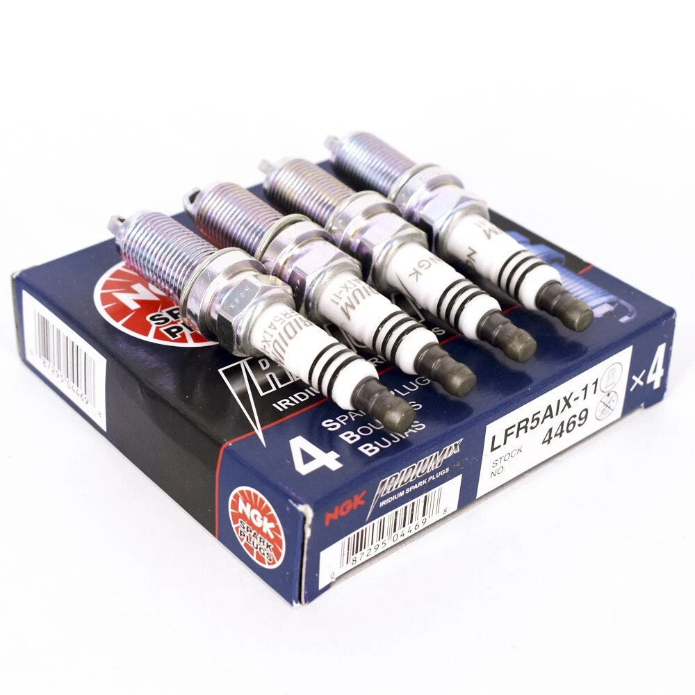 4Pc NGK LFR5AIX11 Iridium IX Spark Plugs For Hyundai Nissan Infiniti Yamaha 4469