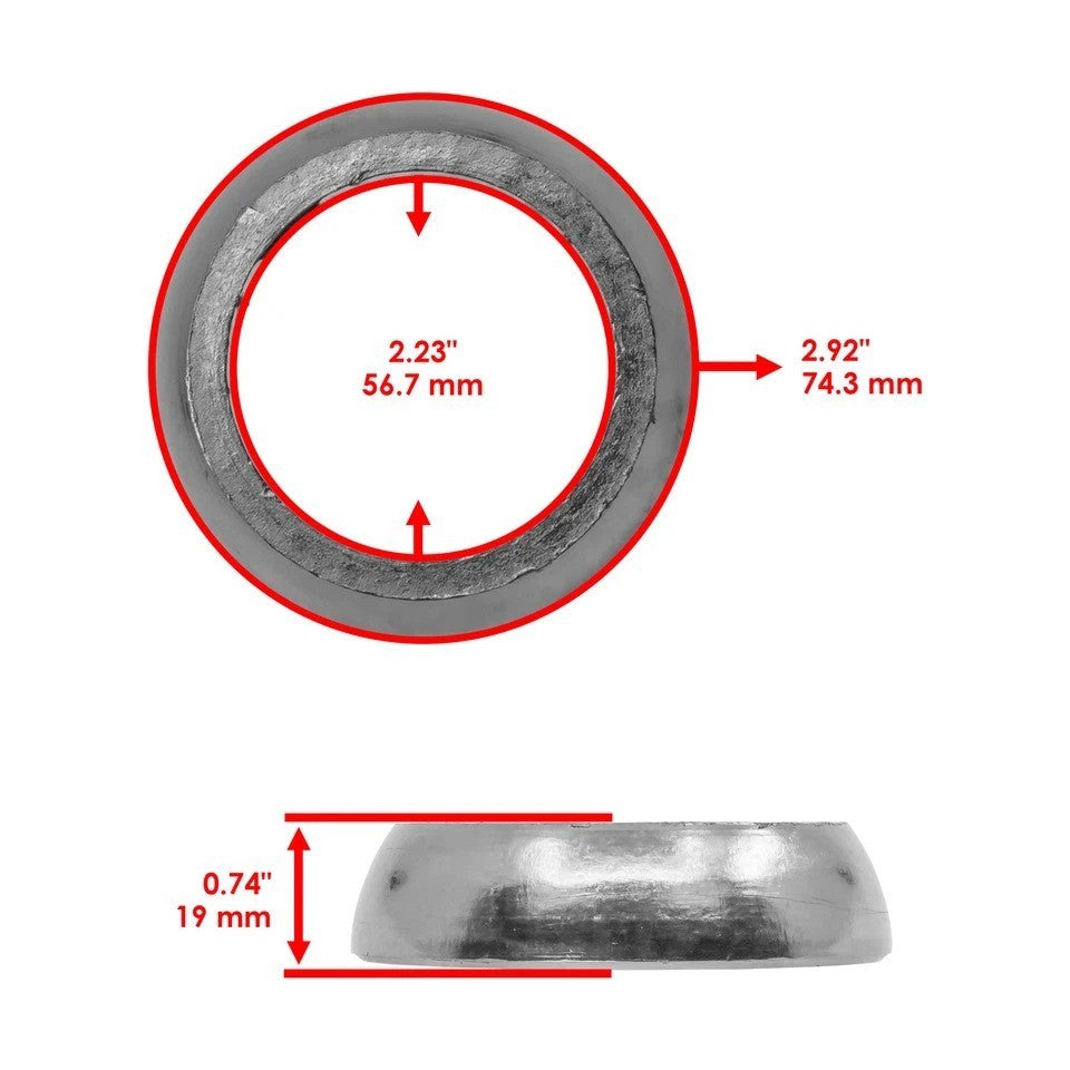 Exhaust Muffler Gasket w/ Seal For Can-Am CanAm Maverick X3 R 2018-2021