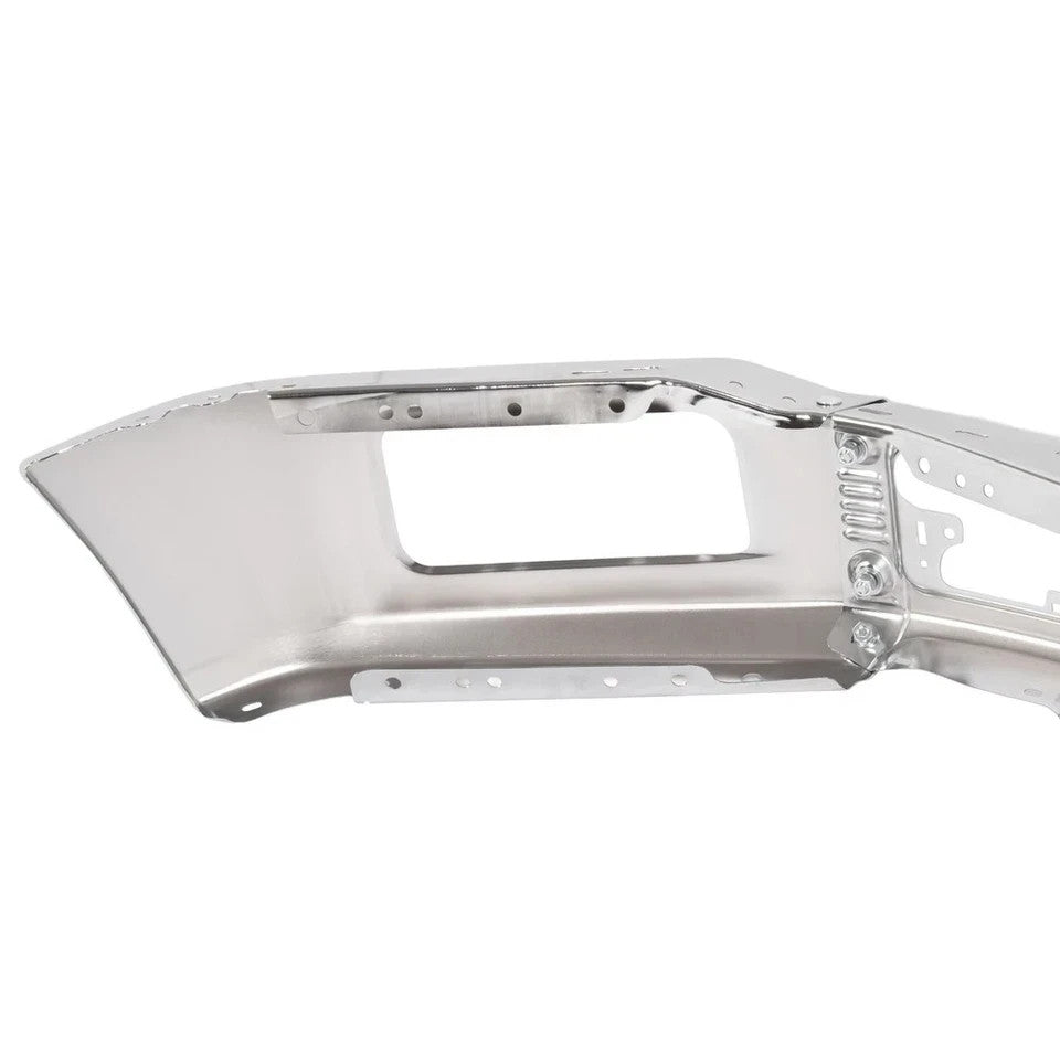 For Ford F-150 F150 2018-20 Chrome Front Bumper Face Bar W/ Fog Hole #JL3Z17757A