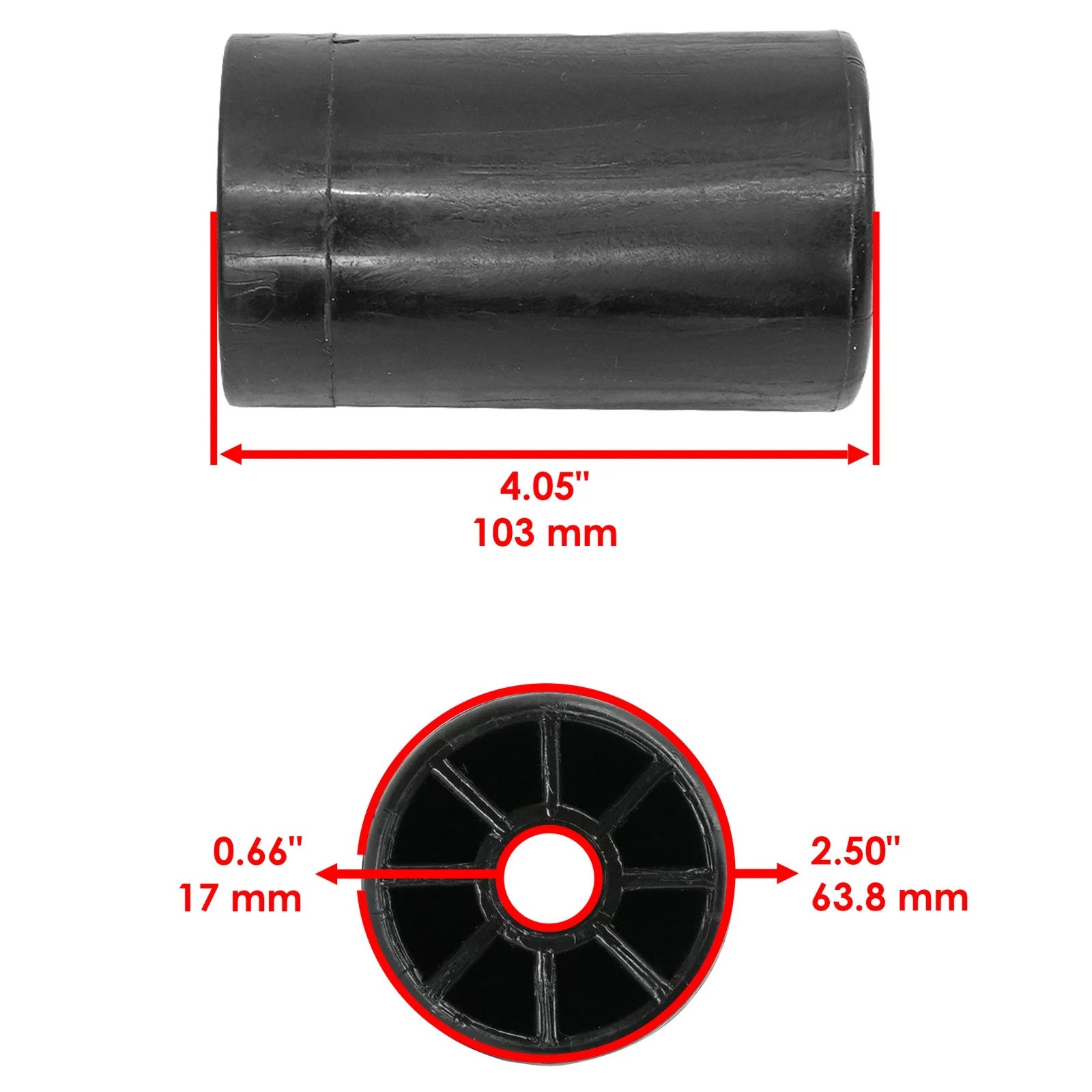 1668513SM 1668513 Mower Deck Roller For Simplicity Deck 36" 30" 38" 40" 42" 44"
