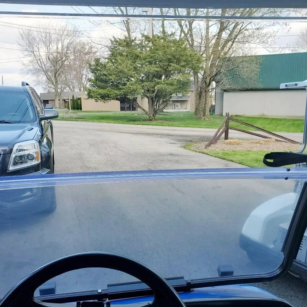 Golf Cart Folding Windshield Windscreen For Yamaha G14 G16 G19 1995-2003