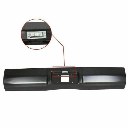 Rear Bumper Roll Pan w/LED License Light For Dodge RAM 1500 2500 3500 1994-2001