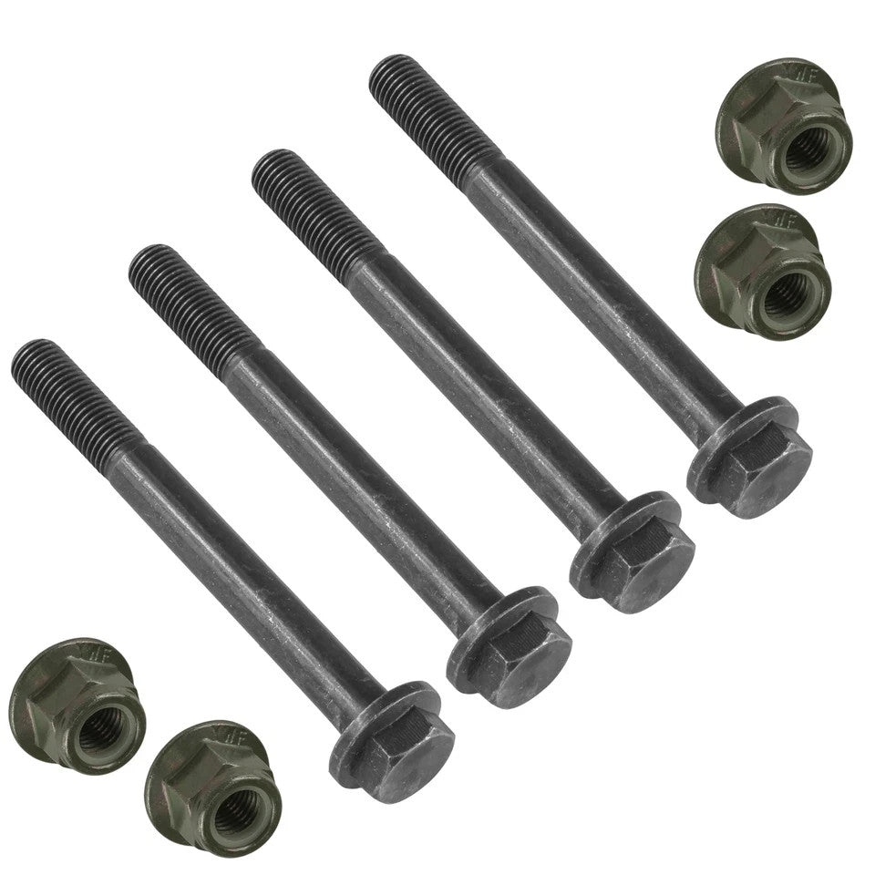 4x Caltric Control A-Arm Screw Bolt w/ Nut for Polaris 7518560 7519043 7547333